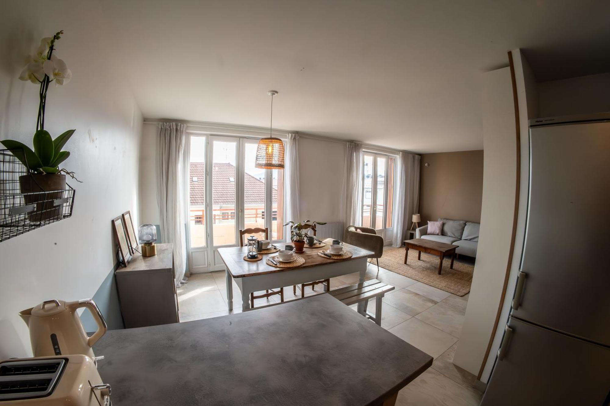 Ferienwohnung Les 3 Monts - Vue Panoramique Sur Les Montagnes Annecy Exterior foto