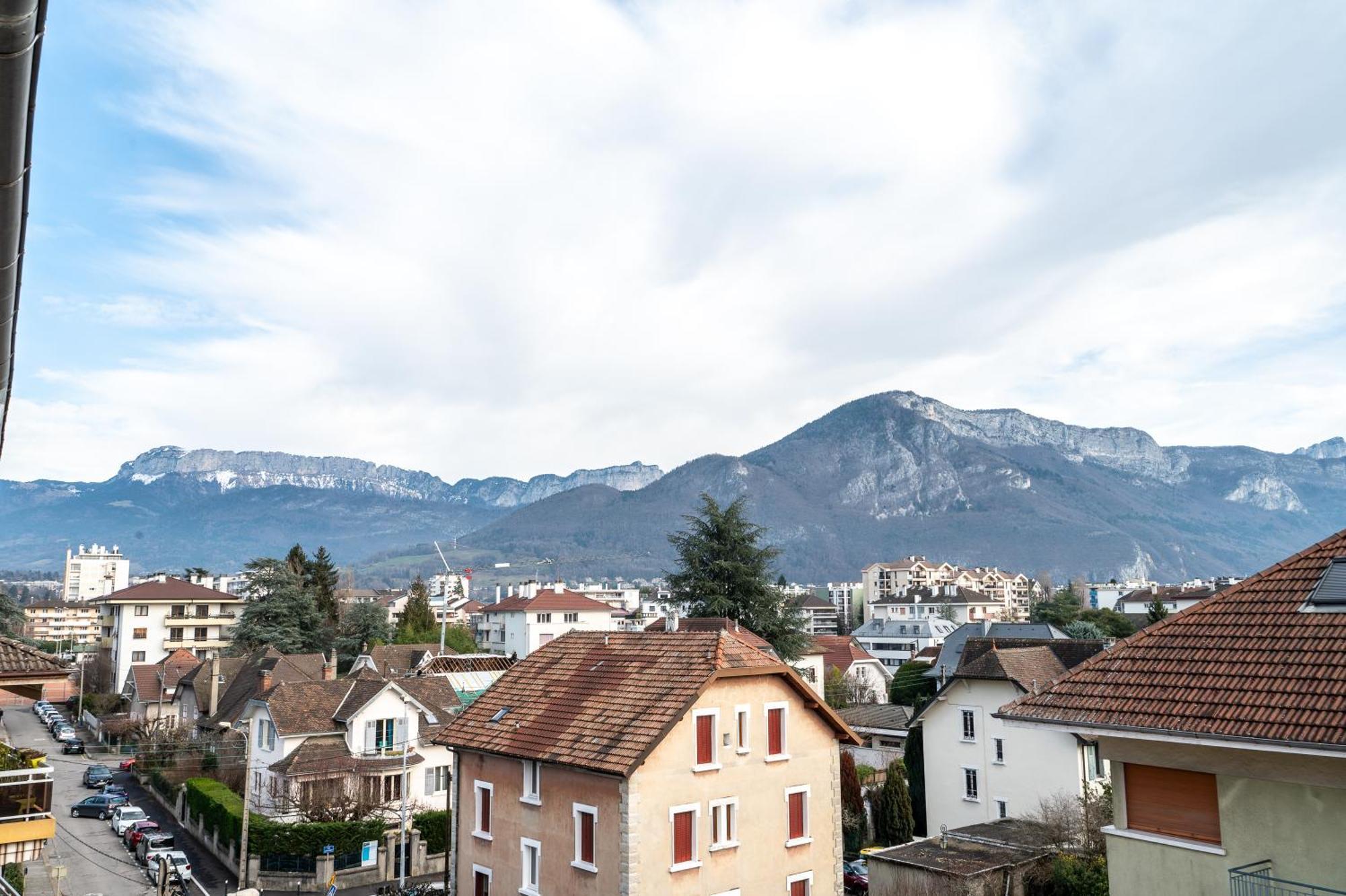 Ferienwohnung Les 3 Monts - Vue Panoramique Sur Les Montagnes Annecy Exterior foto